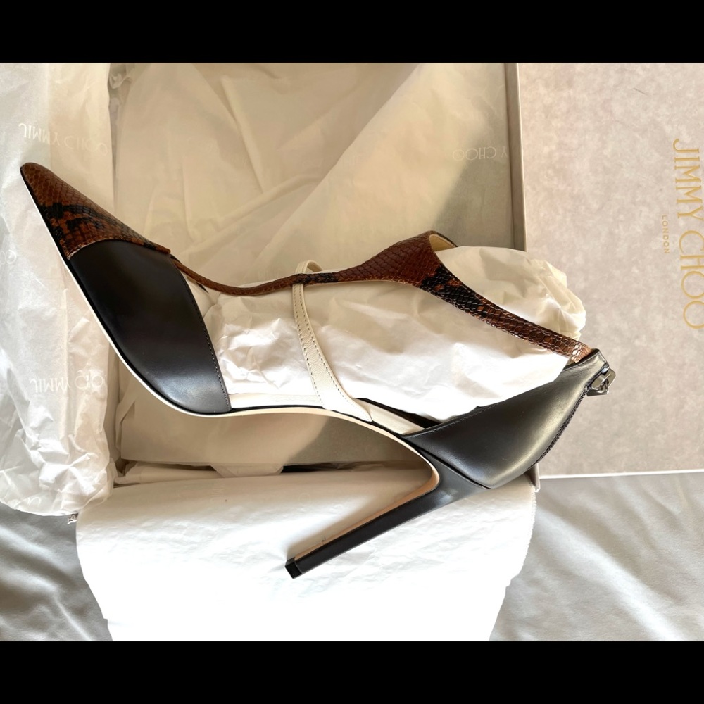 JIMMY CHOO Saoni Leather Pump